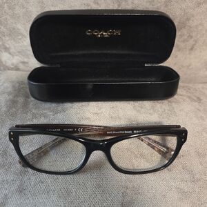 Coach HC6082 5353 Black/Wild Beast Women's Eyeglasses 53-17-135